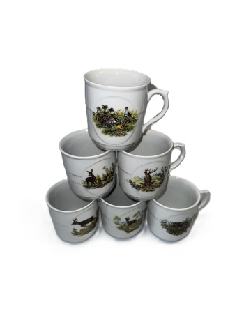 Kubki białe porcelana...