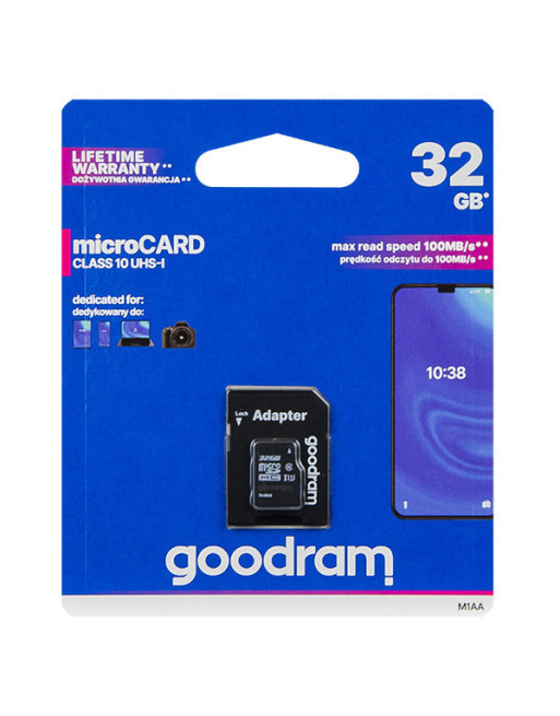 Karta pamięci GOODRAM 32GB MICRO SD XC CLASS 10