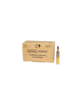Amunicja GGG 223 Rem FMJ 55gr/3,56g (50)