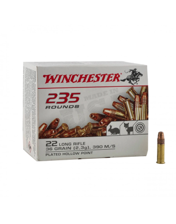 Amunicja Winchester 235 Rounds 22 Long Rifle plated hollow point