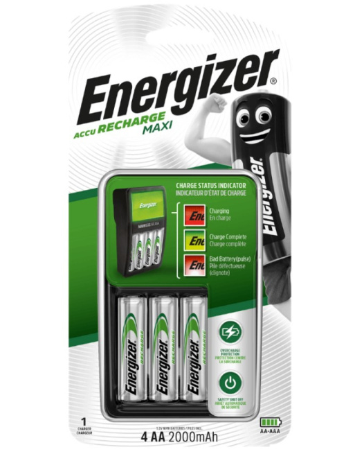 Ładowarka Energizer MAXI+4 HR6 AA Power Plus 2000mAh