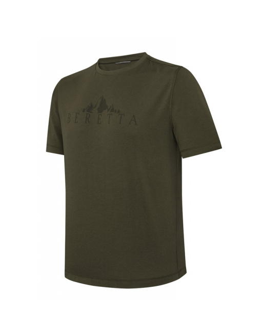 Koszulka T-shirt Beretta Cresta Dark Olive TS822