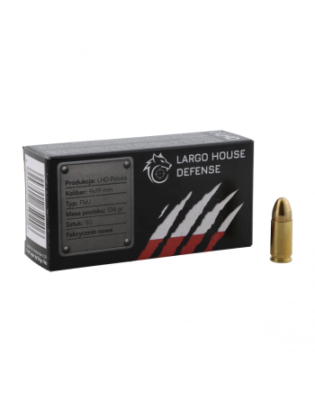Amunicja LHD kal. 9x19 mm FMJ 8 g / 124 gr