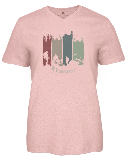 T-Shirt Damski  Pinewood Finnveden Recycled Outdoor 3449 (849)
