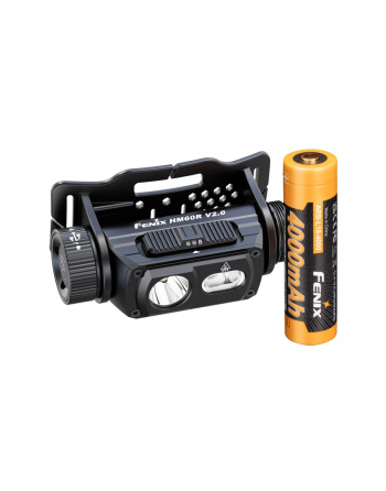 Latarka czołowa Fenix HM60R V2.0 czarna 1600 lm