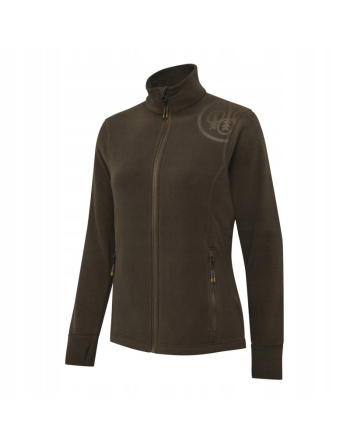 Bluza damska Beretta HP Logo Full Zip P3751 Brown Bark