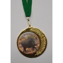 Medal myśliwski z naklejką...