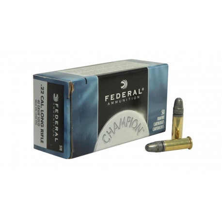 Amunicja Federal .22 Long Rifle 40 grain solid muzzle velocity