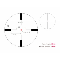 Luneta celownicza Vortex Crossfire II 1-4x24 30 mm V-Brite