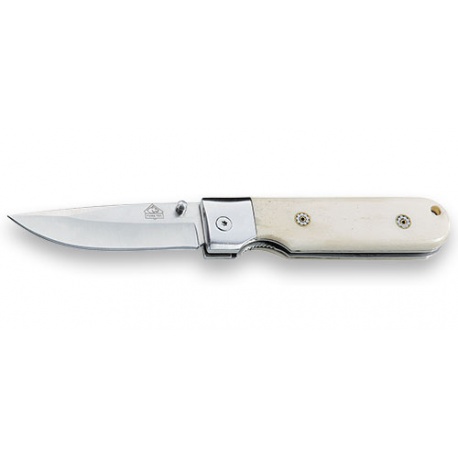 Nóż PUMA TEC Einhandmesser (liner lock knochen/Edelstahl)  7302911