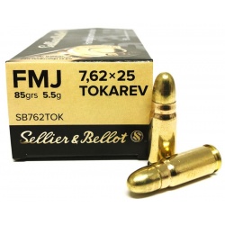 Amunicja Seller&Bellot 7,62x25 Tokarev 85 grain 5,5g