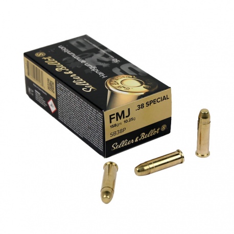 Amunicja Seller&Bellot .38 Special FMJ 158 grain 10,25g