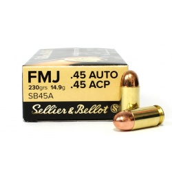 Amunicja Seller&Bellot .45 Auto / 45 ACP FMJ 230 grain 14,9g