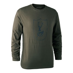 Koszulka Deerhunter Logo Long sleeve 8849 Bark Green 378