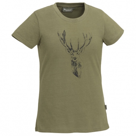 DAMSKI T-SHIRT PINEWOOD® RED DEER 3038