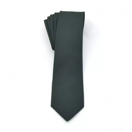 Krawat zielony gładki